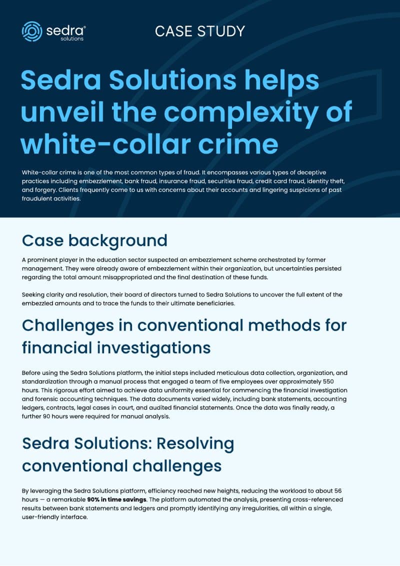 White-collar crime case study cover